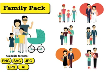 Family Pack Illustration Pack