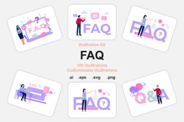 FAQ Illustrationspack