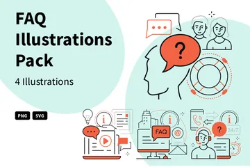 FAQ Illustration Pack