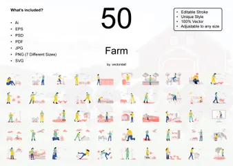 Farm Illustration Pack