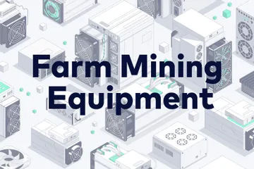 Farm Mining Equipment Illustration Pack