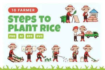 Farmer Illustration Pack