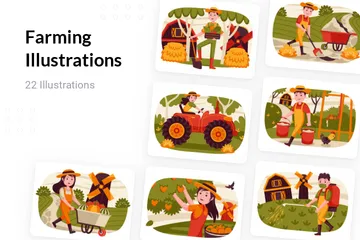 Farming Illustration Pack