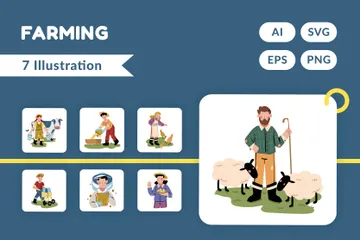 Farming Illustration Pack