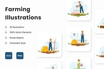 Farming Illustration Pack