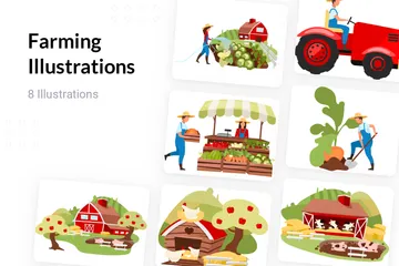 Farming Illustration Pack