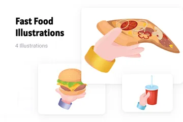 Fastfood Illustrationspack