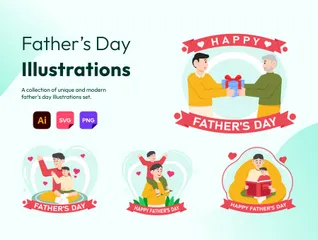 Father’s Day Illustration Pack