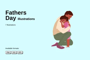 Fathers Day Illustration Pack