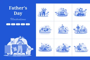 Father's Day Illustration Pack