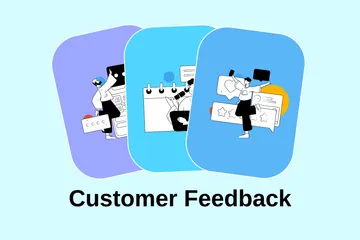 Feedback do cliente Illustration Pack