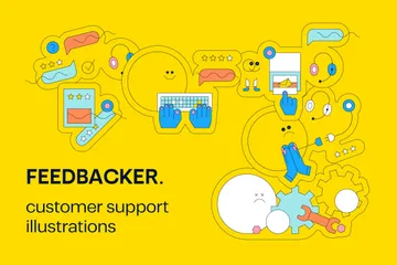 Feedbacker Illustration Pack