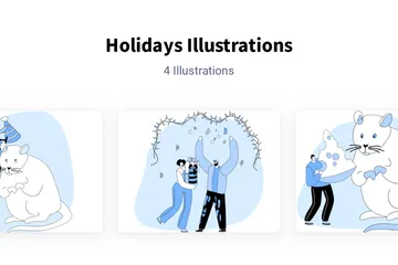 Feiertage Illustrationspack