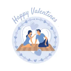 Feliz día de San Valentín Paquete de Ilustraciones