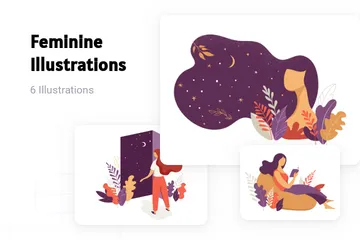 Féminin Pack d'Illustrations