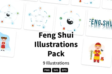 Feng Shui Pack d'Illustrations
