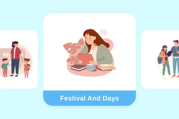 Festival And Days Illustration Pack