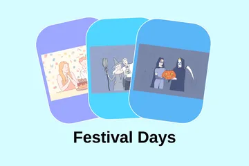 Festival Days Illustration Pack