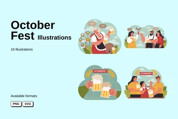 Festival de outubro Pacote de Ilustrações