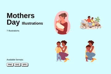 Fête des mères Pack d'Illustrations