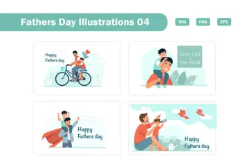 Fête des pères Illustration Pack