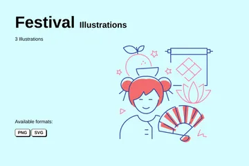 Festival Paquete de Ilustraciones