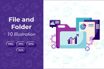 File And Folder Illustration Pack