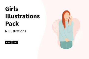 Filles Illustration Pack