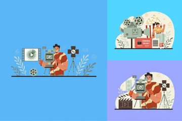 Film Making Illustration Pack