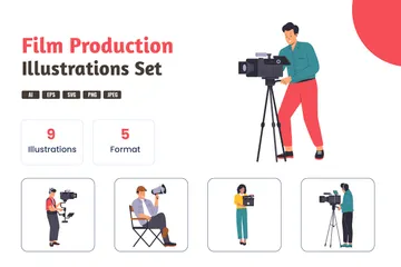 Film Production Illustration Pack