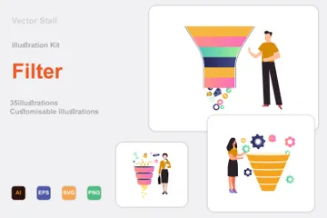 Filtro Pacote de Ilustrações
