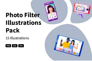 Filtro de foto Paquete de Ilustraciones