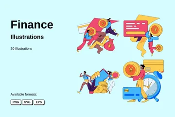 Finança Illustration Pack