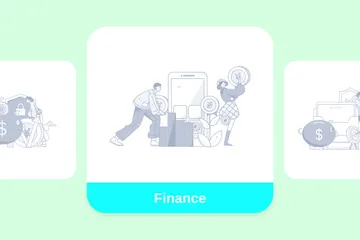 Finance Pack d'Illustrations