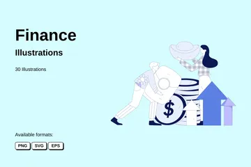 Finance Pack d'Illustrations