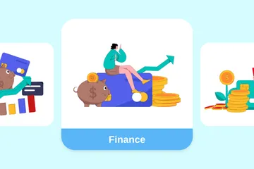 Finance Illustration Pack
