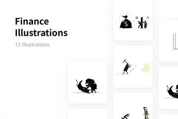 Finance Pack d'Illustrations