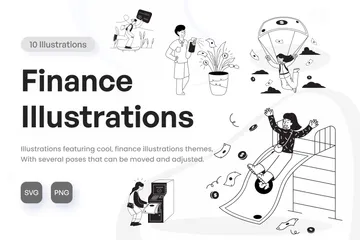 Finance Illustration Pack