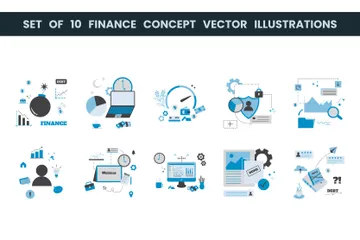 Finance Illustration Pack