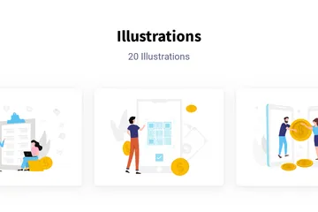 Finance Illustration Pack