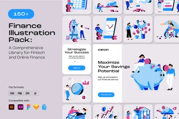 Finance Illustration Pack