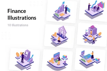 Finance Illustration Pack