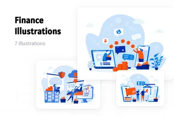 Finance Illustration Pack