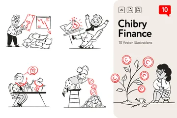 Finance Illustration Pack