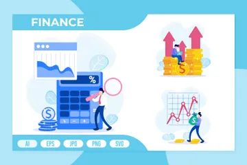 Finance Illustration Pack