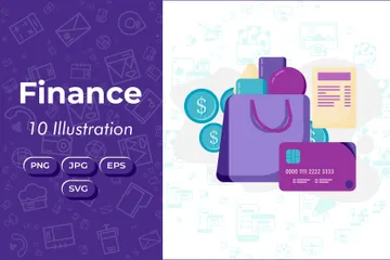 Finance Illustration Pack