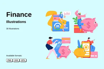 Finance Illustration Pack