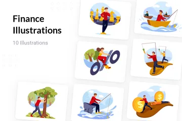 Finance Illustration Pack