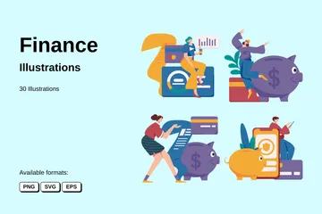 Finance Illustration Pack