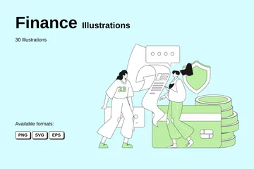 Finance Illustration Pack